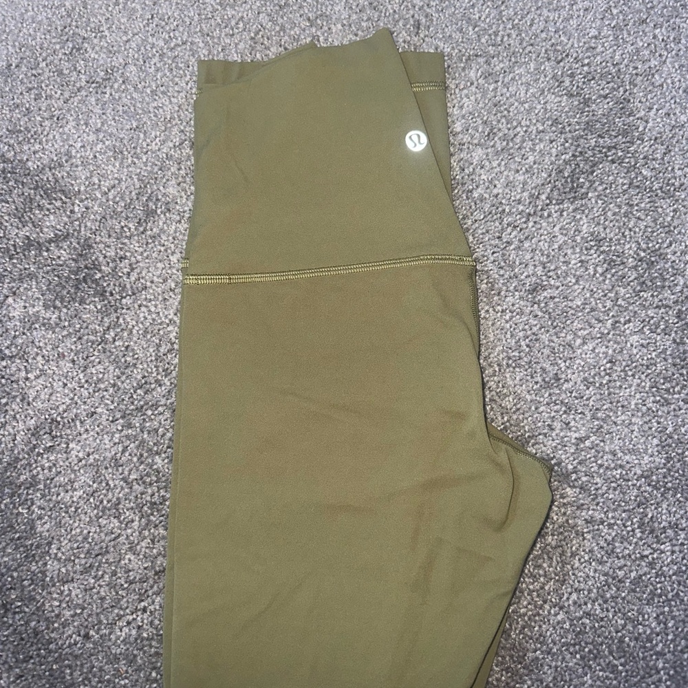 lululemon athletica Olive Green Leggings